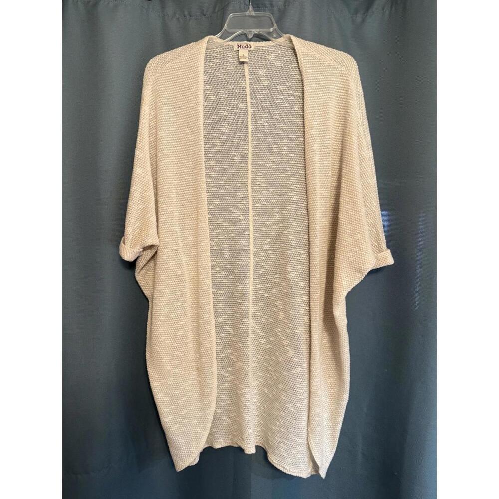 Mudd Beige Light Weight Cardigan Size‎ Large